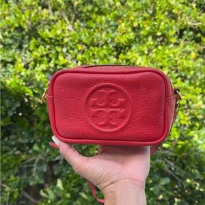 Tory Burch Vibrant Red Crossbody Bag